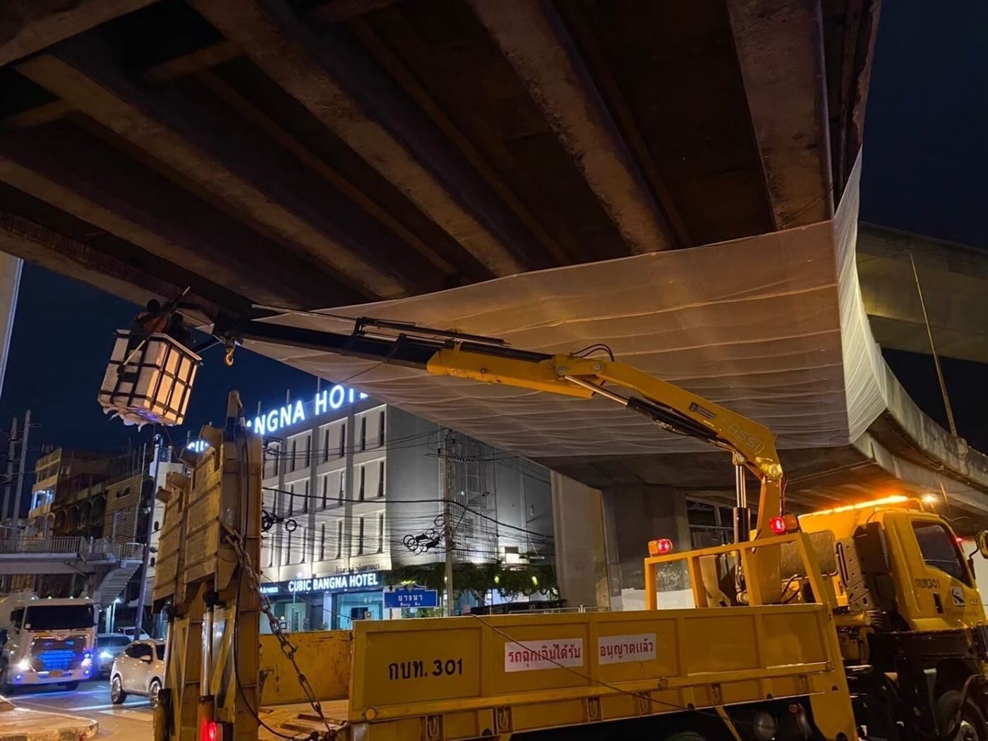 Polyester fiber netting application